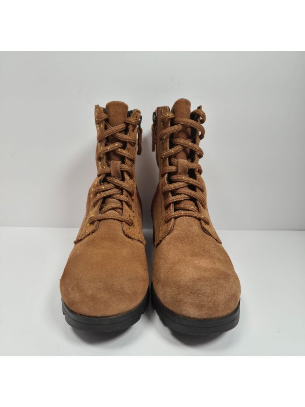 Sorel Emelie Youth Brown Suede Waterproof Ankle Boots NY3882-242 US Size 4 - Picture 3 of 11